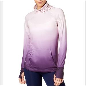 Ideology cowl neck ombré top size Medium